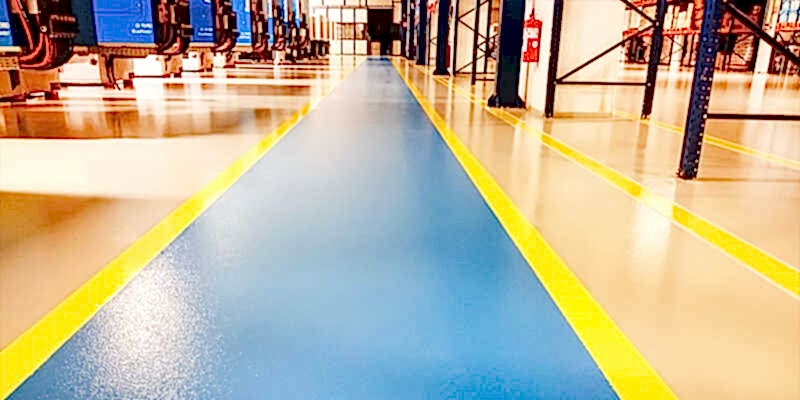 Tekstil Atölyesi Epoksi Zemin Kaplama